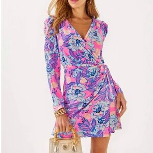 Lilly Pulitzer NWT Jemma Sleeved Romper in Totally Koalafied print